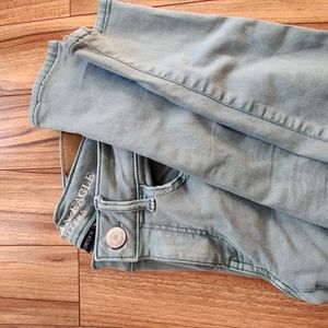 American Eagle Jegging in mint green